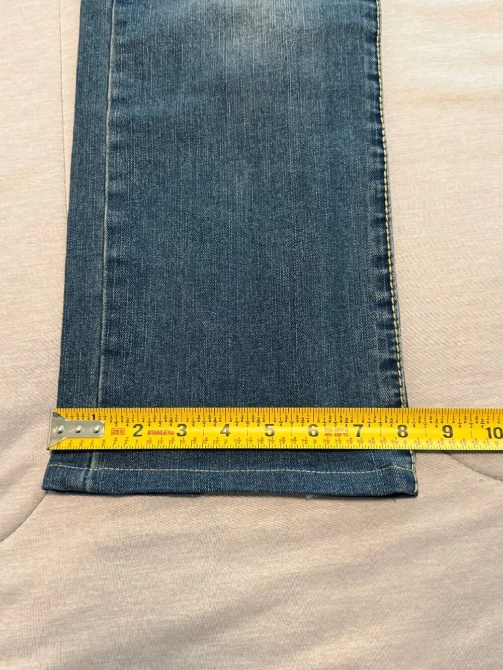 True Religion Mens Ricky Relaxed Straight Jeans Size 32 Blue Denim